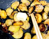 味噌バターでとろっとろ♡茄子の炒め作り方4写真