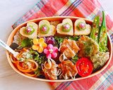 ハートの卵焼き お弁当に♡ バレンタイン作り方13写真