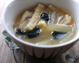 m冬瓜と揚げの味噌汁作り方4写真