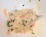 離乳食♡トマトほうれん草のおやき作り方2写真