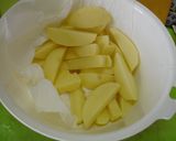 合わせ技でホクホク揚げないフライドポテト作り方4写真
