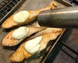 鮭のわさびマヨ焼き作り方2写真