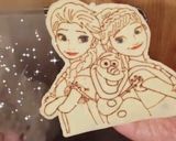 ツヤツヤ♪アナと雪の女王チョコプレート作り方9写真