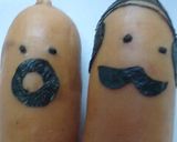 ❤キャラ弁❤社長ういんなぁ～❤作り方3写真