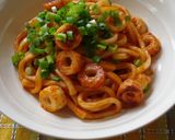 ケチャップ☆ちくわうどん作り方5写真