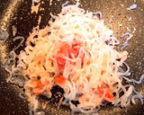 しらたきのたらこ和え作り方1写真