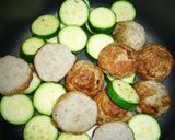 肉だんごとズッキーニのトマト煮作り方2写真