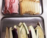 ♪厚揚げとナスの豚バラ巻き♪作り方1写真
