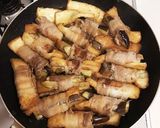 ♪厚揚げとナスの豚バラ巻き♪作り方3写真