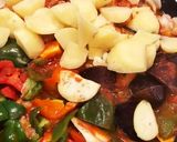塩麹で柔らか鶏肉のトマト煮込み作り方7写真