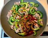 作り置き*ゴーヤと豚肉のうまケチャ炒め作り方7写真