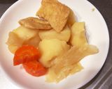 ☆簡単すぎた煮物残り炊き込みご飯☆作り方2写真