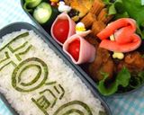 ★キャラ弁♪迫力の顔文字弁当　*Ｙｍ*作り方2写真