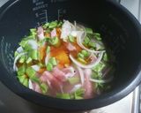 インゲンと豚肉の炊き込みご飯作り方1写真
