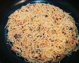 簡単酒肴☆大判パスタせんべい（明太味）作り方4写真
