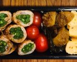 お弁当に♪冷凍インゲンで肉巻き作り方8写真