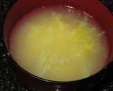 玉子一個が摂れるかき玉味噌汁作り方2写真