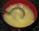 玉子一個が摂れるかき玉味噌汁作り方3写真