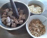 【ビーガン料理】里芋と蓮根のコロッケ作り方1写真