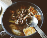 ご飯がススム❤️厚揚げと牛肉の甘辛煮作り方3写真