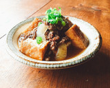 ご飯がススム❤️厚揚げと牛肉の甘辛煮作り方5写真
