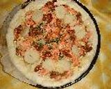 Pizzaの生地（薄焼き＆ふっくら）と　鮭＆なめこのピッツア作り方7写真