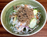 簡単作り置き！すりゴマ入り肉そぼろ作り方19写真