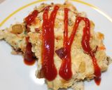 カレー味のスパニッシュオムレツ作り方5写真