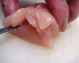 リンゴ入り鶏皮なし唐揚げ作り方1写真