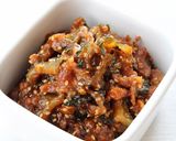 香味野菜をたっぷり【ゴーヤ香味味噌】作り方7写真
