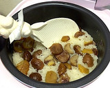 100均甘栗de栗ご飯作り方5写真