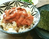 そうだ！塩辛ご飯を海苔で巻いてみよう♪作り方3写真