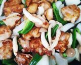 簡単に♪さつまいもと鶏肉のテリテリ炒め♪作り方5写真