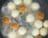 簡単もちもち十五夜様に白玉粉でお月見団子作り方3写真