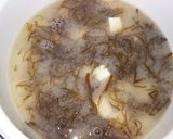 豆腐ともずくのお味噌汁作り方3写真