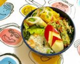 レンジで簡単♪　野沢菜（青菜）で菜飯作り方5写真