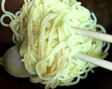 作り置き肉そぼろ→台湾混ぜそば(全卵)作り方5写真