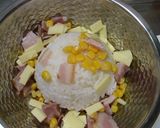 チーズ＆ベーコンdeコーンおにぎり☆作り方2写真
