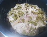 インゲンと豚肉の炊き込みご飯作り方2写真