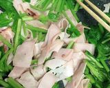 黒胡椒たっぷりスタミナほうれん草作り方1写真