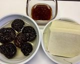 高野豆腐と椎茸の煮物作り方1写真
