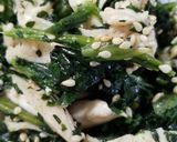 ☆ほうれん草とサラダチキンのナムル☆作り方1写真