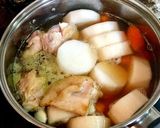 大根と鶏もも肉の煮物作り方5写真