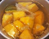 ポンのかぼちゃと牛肉の甘辛煮作り方1写真