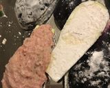 ハンバーグだねのアレンジ 万願寺となす編作り方3写真