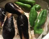ハンバーグだねのアレンジ 万願寺となす編作り方5写真
