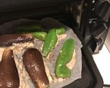 ハンバーグだねのアレンジ 万願寺となす編作り方6写真
