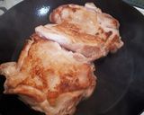 鶏もも肉　ねぎま照焼き作り方2写真