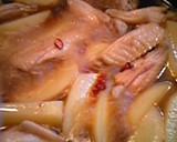 手羽中とじゃがいものうま煮作り方4写真