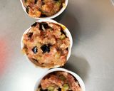 全てレンジ肉味噌野菜ドーム蒸し作り方12写真